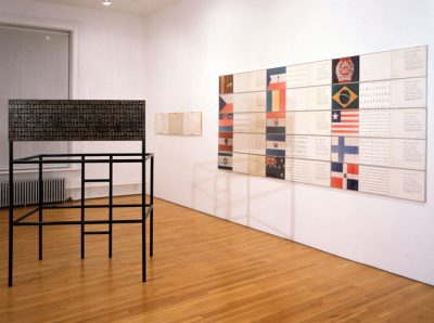 Vincenzo Agnetti, Installation view, 1991