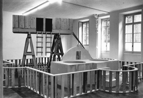 Alice Aycock, Tehe Angel Continue Turning the Wheels of the Universe Despite Their Ugly Souls: Part I, 1978