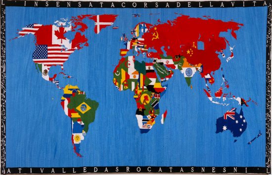 Alighiero Boetti, L'insensata corsa della vita, 1989