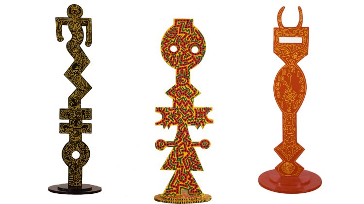 Keith Haring, Untitled, June 5, 1984; Untitled, June 9, 1984; Untitled, June 10, 1984 (with L.A.2)