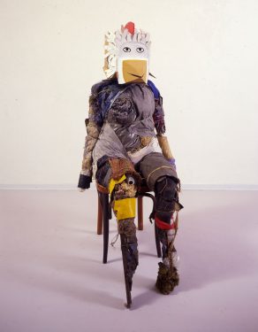 David Finn, Masked Figure (Chicken), 1984-85