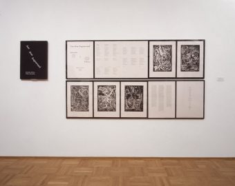 Emilio Vedova, Installation view, 2001