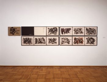 Emilio Vedova, Installation view, 2001