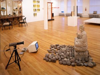 Fluxus Closing In, Installation view, 1990. Photo credit: Joseph Coscia Jr.