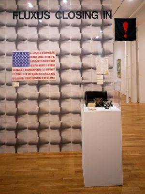 Fluxus Closing In, Installation view, 1990. Photo credit: Joseph Coscia Jr.