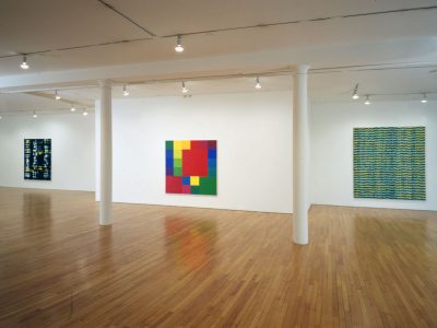 New York Abstract Painting,Stephen Ellis, Gabriele Evertz, Mila Macek, Installation view, 1994