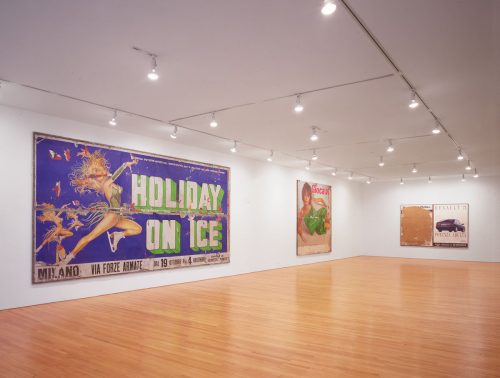 Mimmo Rotella, Installation view, 1991