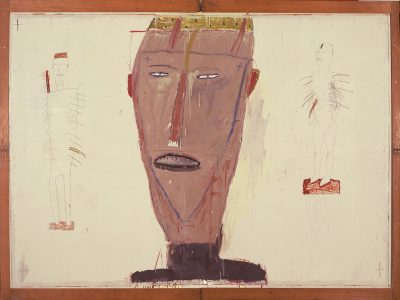James Brown, Two Wooden Figures, 1983