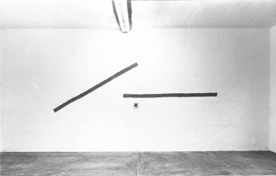 Joel Fisher, Linee e punti, 1976. Photo credit: Roberto Masotti