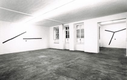 Joel Fisher, Linee e punti, 1976. Photo credit: Roberto Masotti