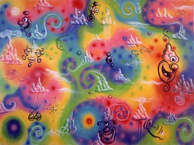 Kenny Scharf, Nocturno Dream, 1983