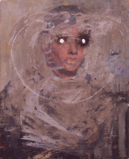 Bruno Ceccobelli, Occhi chiari, 1982. Photo Steven Tucker