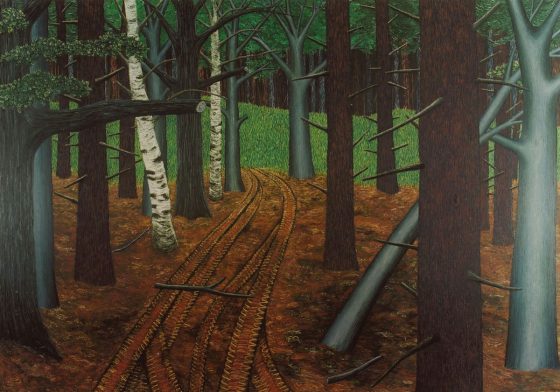 Ralph Müller, Grosses Waldbild, 2003. Photo credit: Lutz Bertram
