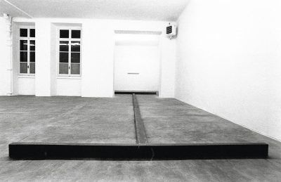 Richard Nonas, Installation view, 1976