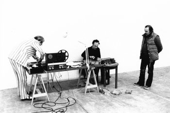 Sonic Arts Union, Performance, 1976. Photo credit: Roberto Masotti